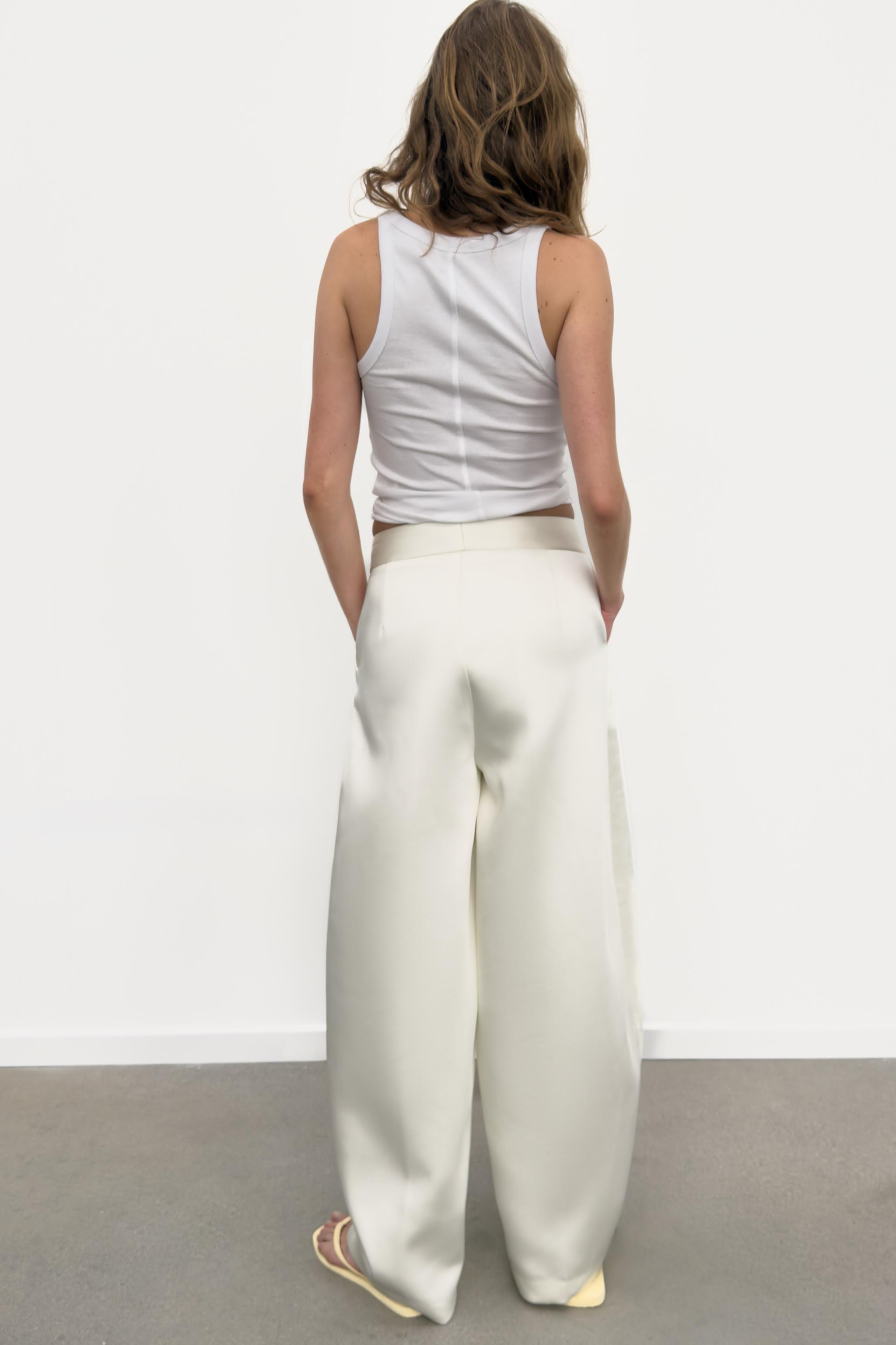 SATIN EFFECT BALLOON PANTS